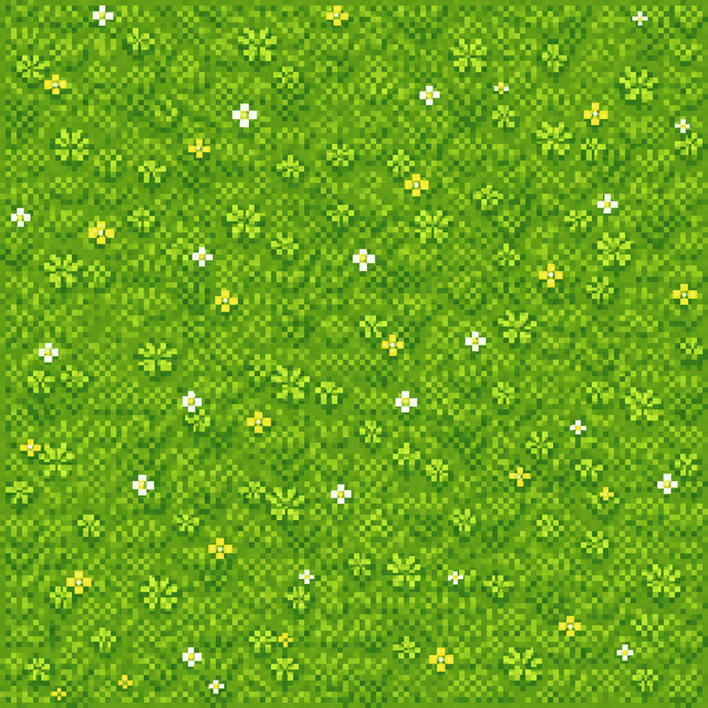 Seamless grass tile variants